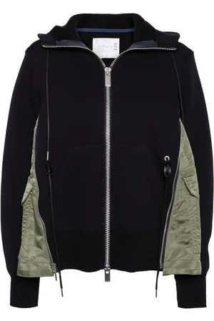 SACAI Sponge Sweat zip-up hoodie