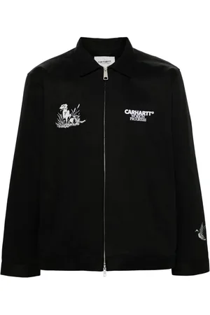 Carhartt Logo-embroidered twill jacket