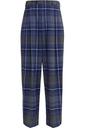 Marni Plaid tapered trousers