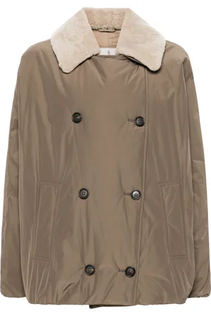 Brunello Cucinelli Detachable-collar down jacket