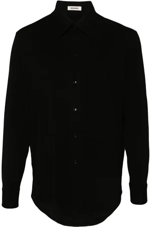 Sandro Button-up jersey shirt