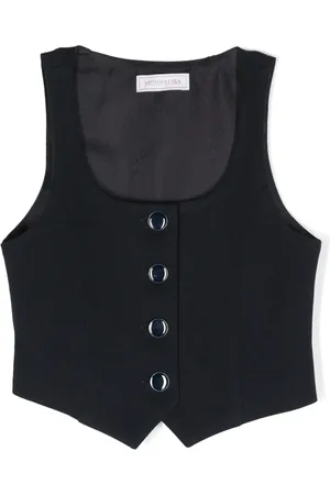 MONNALISA Asymmetric sleeveless waistcoat
