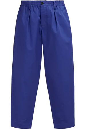 Marni Tapered organic-cotton trousers