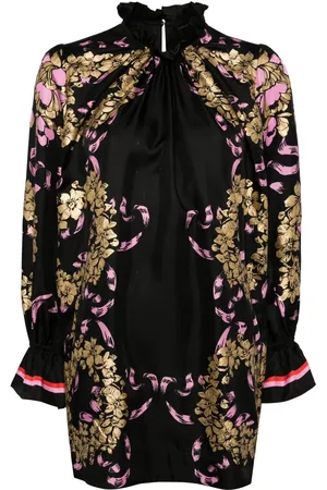 Cynthia Rowley Silk Shift Mini Dress
