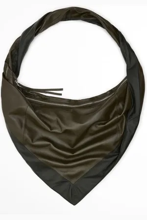 LEMAIRE Scarf leather shoulder bag