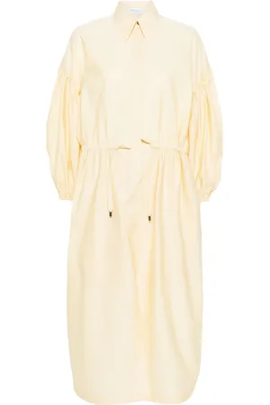 Brunello Cucinelli Balloon-sleeve shirt maxi dress