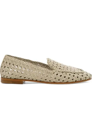 ROBERTO DEL CARLO Portofino interwoven-design loafers