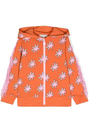 Stella McCartney Star-print zip-up hoodie