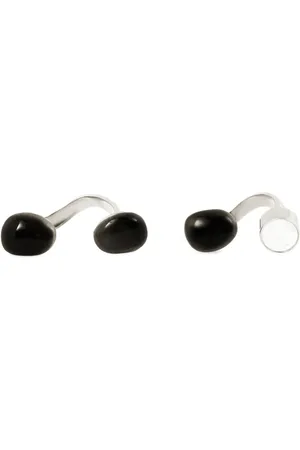 DRIES VAN NOTEN Gemstone-embellished open ring set