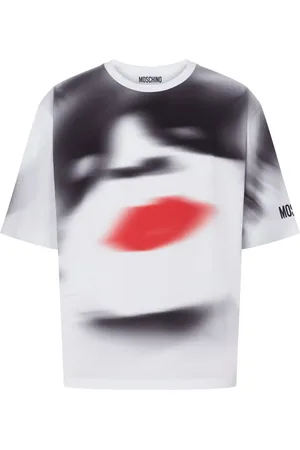 Moschino Graphic-print cotton t-shirt