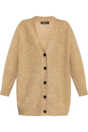 Fabiana Filippi Sequin-detail waffle-knit cardigan