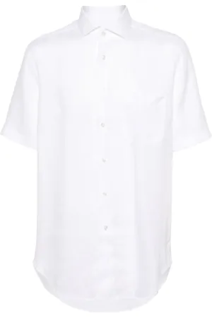 Xacus Short-sleeve linen shirt