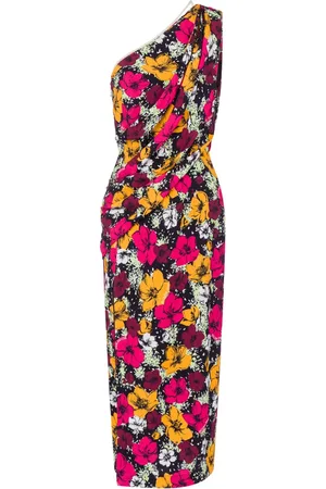 Moschino One shoulder midi dress