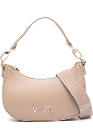 V°73 Logo-embroidered shoulder bag