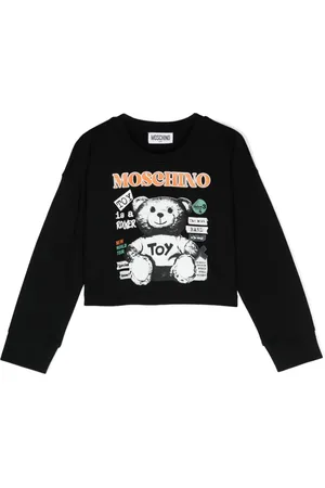 Moschino Teddy Bear-print crop top