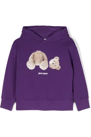 Palm Angels Bear-print cotton hoodie