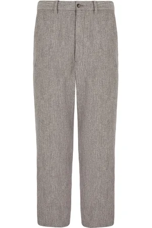 Giorgio Armani Cropped straight-legged trousers