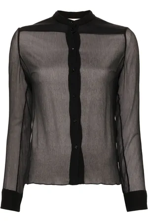 Chloé Chiffon-crepe silk shirt