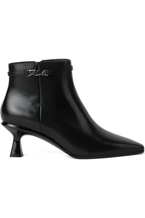 Karl Lagerfeld Panache Signia leather ankle boots