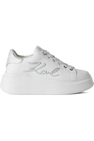 Karl Lagerfeld Anakapri Signia flatform leather sneakers
