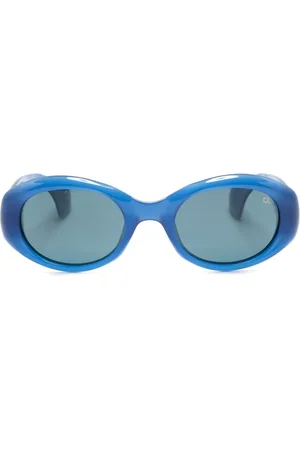 Etnia Barcelona Quilt-detailing oval-frame sunglasses