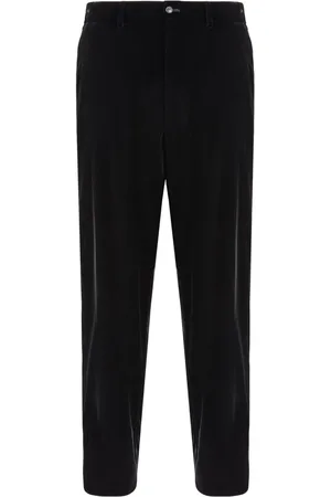 Giorgio Armani Tapered velvet trousers