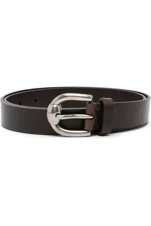 Brunello Cucinelli Buckle-fastening leather belt
