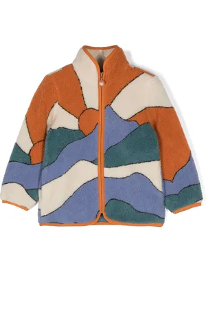 Stella McCartney Sunrise Scene fleece jacket