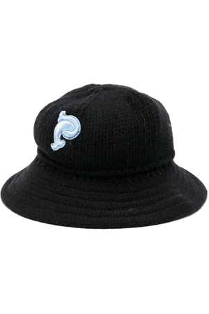PUCCI Junior Logo-patch knitted bucket hat