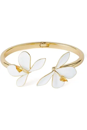 SHANGHAI TANG Ginger Flower open-cuff bracelet