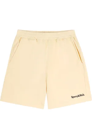Sporty & Rich Logo-embroidered gym shorts