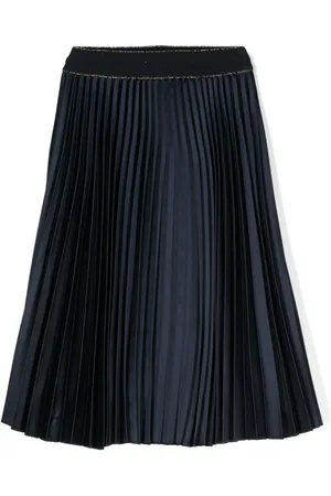 Lapin House Pleated satin skirt