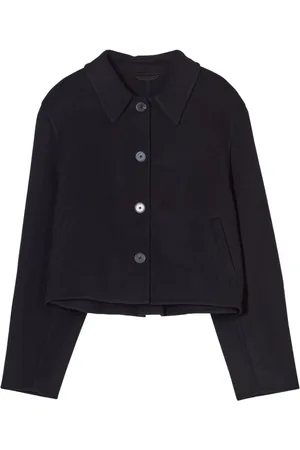 Closed Button-up cropped jacket