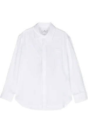 Etro Pegaso-embroidered button-up shirt