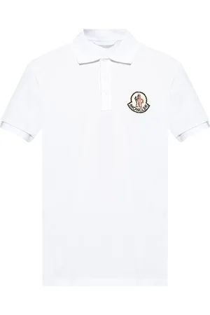 Moncler Logo-patch cotton polo shirt