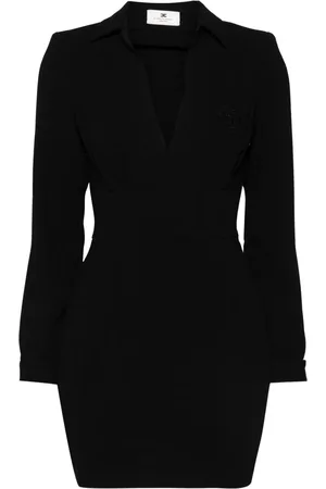 Elisabetta Franchi Crepe shirt mini dress