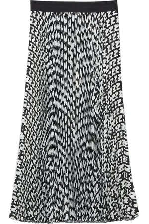 Msgm All-over-logo-print skirt