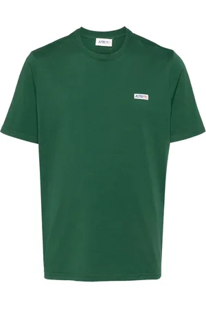 Autry Logo-patch cotton T-shirt