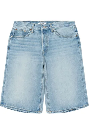 RE/DONE Skater low-rise denim shorts