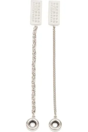 Maison Margiela Numbers-motif drop earrings