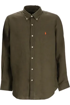 Ralph Lauren Logo-embroidered linen shirt