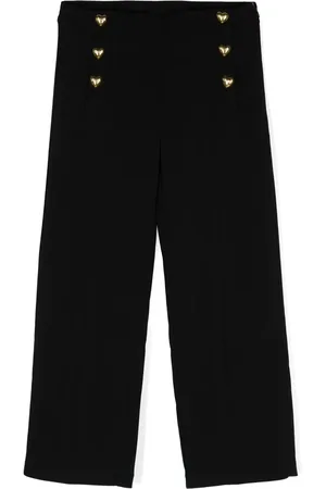 Moschino Decorative-buttons straight trousers
