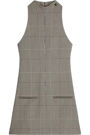 Courrèges Prince of Wales sleeveless A-line dress