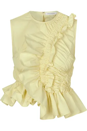 Cecilie Bahnsen Geo ruffled top