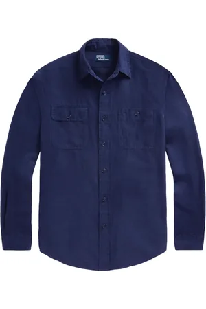 Ralph Lauren Linen-blend button-up shirt