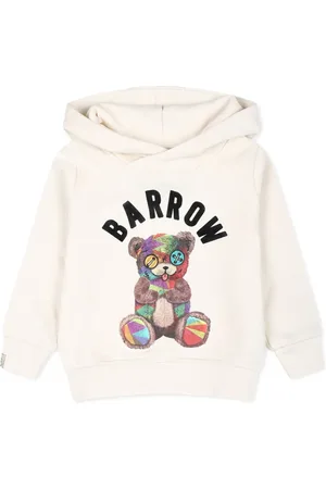 BARROW Logo-print cotton hoodie