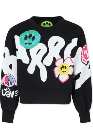 BARROW Logo-print cotton sweatshirt