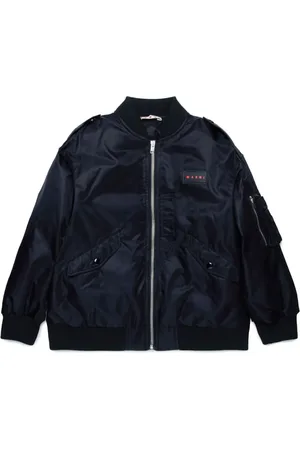 Marni Logo-appliquéd bomber jacket