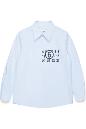 Maison Margiela Numbers-print cotton shirt