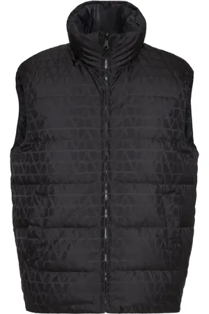 VALENTINO GARAVANI Toile Iconographe padded gilet